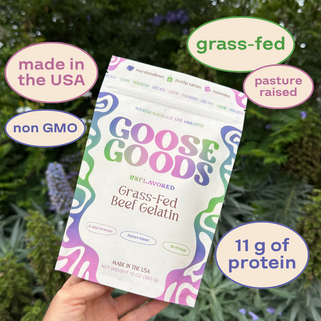 Grass-Fed Beef Gelatin Powder (Unflavored)