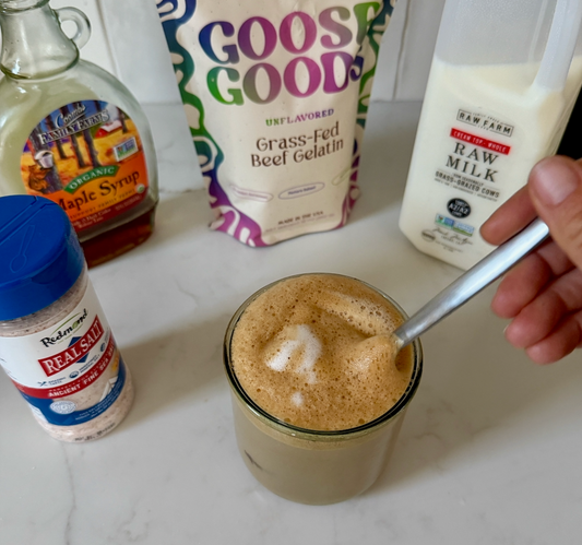 Frothy Gelatin Coffee