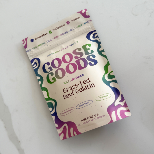 Grass-Fed Beef Gelatin Powder (Unflavored)